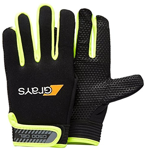 Grays G500 Gel-Handschuhe, Schwarz/Neongelb, Größe L