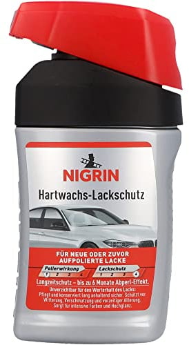 NIGRIN Hartwachs-Lackschutz Autowachs, pflegt und konserviert langanhaltend und sicher, 300 ml