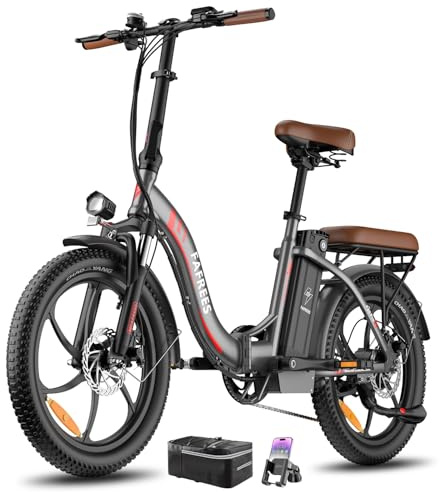 Fafrees F20 Pro E-Bike Klapprad 20 * 3.0 Zoll, E Bike Herren/Damen 36V 20Ah/25Ah Akku Reichweite bis 150km, Pedelec 250W Pedelec 25km/h, 150kg Tragfähigkeit