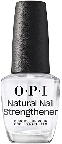 OPI Natural Nail Strengthener – 2-in-1 Nagelhärter und Base Coat – stärkt mit Vitamin A & E – schützt vor Verfärbung und verlängert die Haltbarkeit von Nagellack