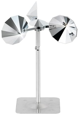 OFFO Taubenabwehr, Vogelabwehr Windspiel Specht Abwehr, 360° Reflexion, mit Aluminium-Basis, Vogelschreck Vogelabwehr, Specht Abwehr Fassade,1Stück.