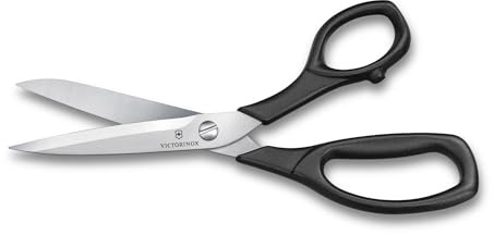 Victorinox Mehrzweck-Haushaltsschere, Universalschere, Länge: 23 cm, Extra Scharf, Rostfreie Stahlklingen, Schwaz