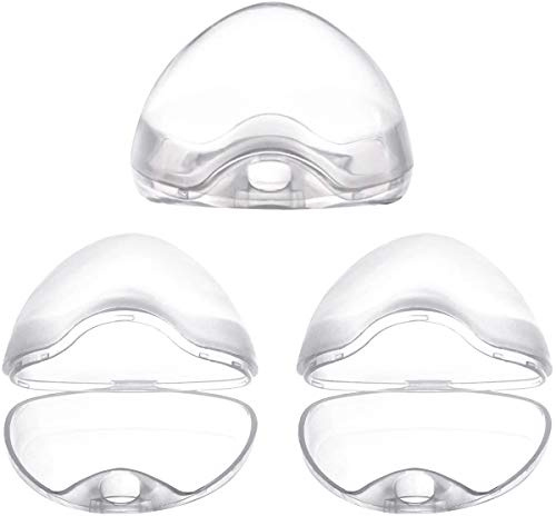 3 Stück Tragbare Schnullerbox - Schnuller Aufbewahrungsbox | Transparent Schnulleraufbewahrung Box für Baby Neugeborene Reise Home, Schnullerhalter Schnullerboxen Dummy Case, BPA-Frei