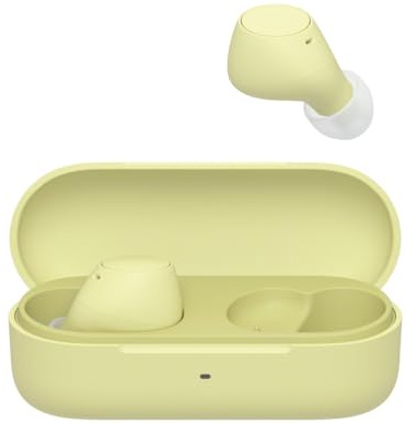 Sony WF-C510 Kabellose Kopfhörer | In-Ear-Kopfhörer Bluetooth, Multipoint-Verbindung, Umgebungsgeräusche, IPX4, 22 Std., Akku, iOS & Android, Gelb