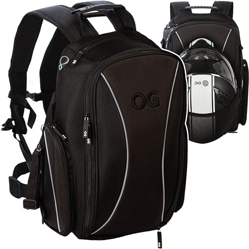 GO Motorrad Rucksack Wasserdicht Kompakt 20L für 2 Helme 2 Tragearten | Leichtes Design mit Laptopfach, Helm-Trageriemen, Diebstahlschutz und reflektierenden Details für Motorrad und Fahrrad.