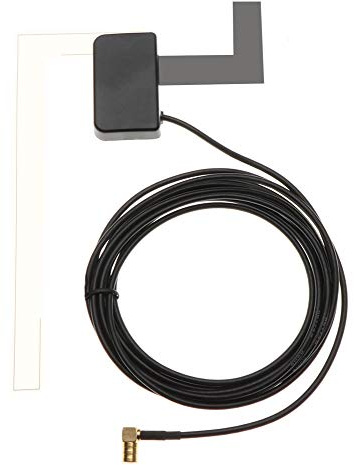 Aktive DAB+ Scheibenantenne - Scheibenklebeantenne für DAB Empfang - Für alle Geräte mit SMB-Anschlüsse - Für Pioneer, Kenwood, JVC, Alpine Radios