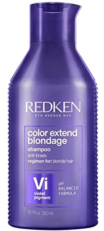 Redken Haarshampoo für blondes und blondiertes Haar ohne Gelbstich, Color Extend Blondage Shampoo, 1 x 300 ml