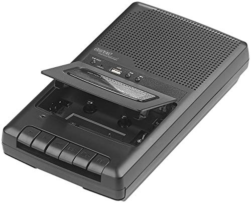 auvisio Kassettenrekorder: Mobiler Kassettenspieler & USB-Digitalisierer, Lautsprecher & Mikrofon (Cassettenrecorder, Kassette digitalisieren, PC)