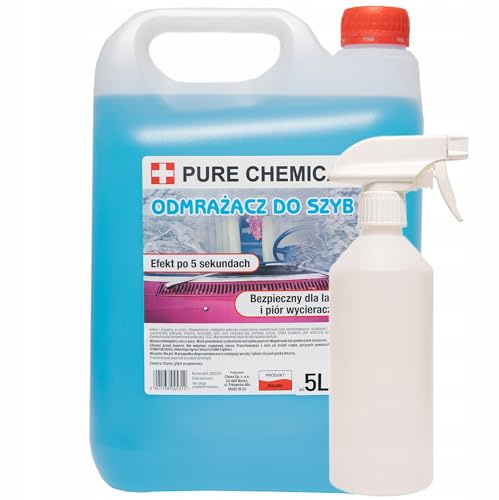CHOSA Scheibenenteiser Spray Auto 5L - Eisfrei Spray für Autoscheiben -Anti EIS & Frost Spray mit Sprühkopf -Schnellwirkender Enteiser für klare Sicht