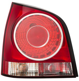 HELLA 2VA 965 303-071 Rückleuchte - glasklar/rot - VW Polo (9N_) - ECE - für Rechtsverkehr - links