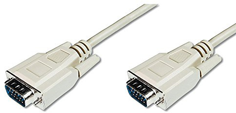 DIGITUS VGA Monitor Anschlusskabel - HD 15 St/St - 1.8m - 3CF - Beige