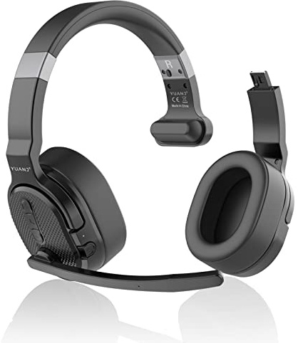 ANSTEN Bluetooth Headset mit mikrofon Bluetooth mit ANC & 40h Akkulaufzeit