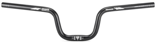 GEWAGE 25.4 mm Fahrradlenker – 30 mm, 50 mm, 70 mm, 90 mm, 120 mm Riser Lenker – 620 mm Mountainbike Fahrradlenker aus Aluminiumlegierung (30mm Erheben)