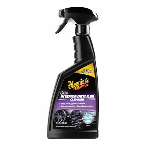 Meguiar's G13616EU Quik Detailer Interior Innenraumreiniger - Autoreinigung - Frischeduft - Kunststoffreiniger - Für alle Oberflächen - Cockpitpflege Auto - Displayreiniger - 473ml