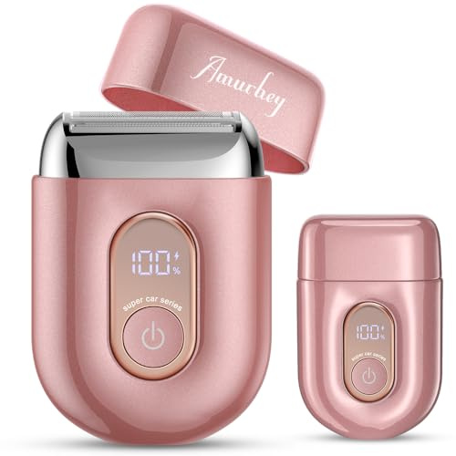 Rasierer Damen, [2026 Neu] 3D-Triple-Klingen Intimrasierer für Frauen, Gesichtshaarentferner für Frauen,Damenrasierer Elektrisch Nass-Trockenrasierer Trimmer Damen – Für Bikinizone, Achseln, Beine