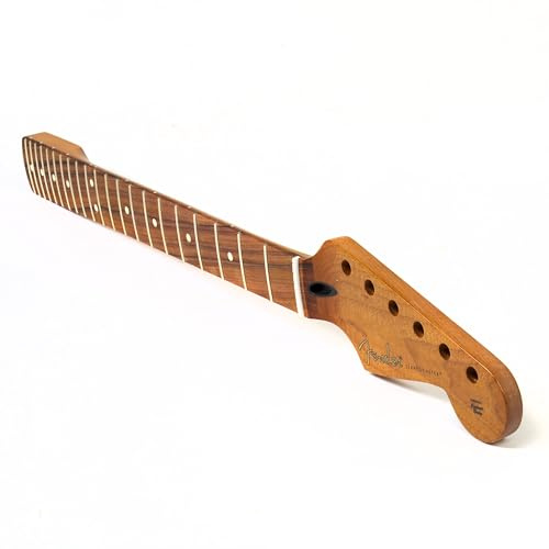 Fender Stratocaster Hals Roasted Maple/Pao Ferro, 9,5, 21 Bünde, Braun