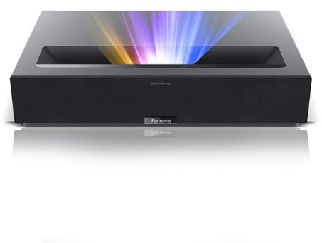 Formovie Theater Premium: Ultimate 4K Beamer Projektor | ALPD® 4.0 RGB+ Triple Laser 2800 ANSI Lumens｜Dolby Vision | Bowers & Wilkins DTS-HD Audio | Certified Google TV OS
