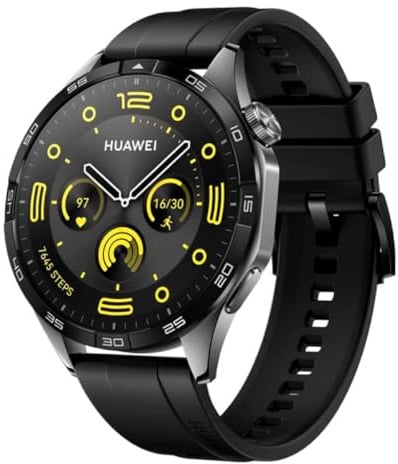 Huawei Watch GT4 46mm Smartwatch Schwarz AMOLED GPS Bluetooth NFC