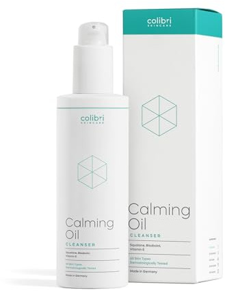 colibri skincare Calming Oil Cleanser 200ml - Reinigungsöl Gesicht | Löst Make-up & Sonnenschutz restlos, ohne die Haut auszutrocknen, Schritt 1 beim Double Cleansing