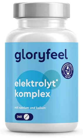 Elektrolyte Tabletten – 240 Tabletten mit Magnesium, Kalium, Natrium, Calcium & Chlorid – Elektrolytgleichgewicht* & Muskelfunktion* – vegan & ohne unnötige Zusätze