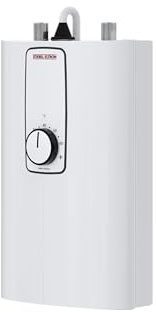STIEBEL ELTRON elektronischer Kompakt Durchlauferhitzer DCE 11/13 kW für die Küche, Made in Germany, Festanschluss 400 V, solargeeignet, Untertischmontage, VDE geprüft, 230770