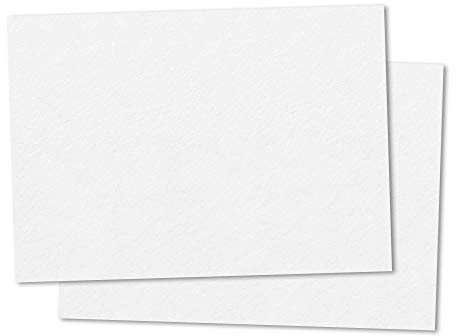 50 Blatt, 300g - A3 Fotokarton Weiß, Tonkarton Kartonpapier Karton | Zeichenkarton Dickes Papier