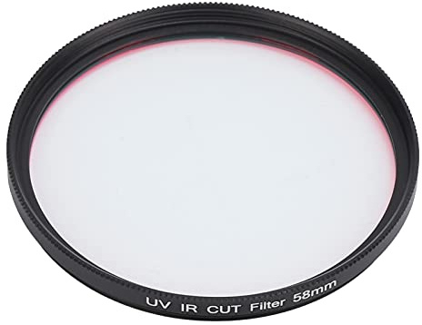 Kameraobjektivfilter, Optisches Glas, UV-IR-Sperrfilter, Infrarot-Durchgangsfilter, für DSLR-Kamera 67 Mm (58mm)