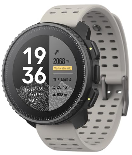 SUUNTO Vertikale GPS-Sportuhr, 1,4 Zoll Touchscreen 95+ Sportmodi, Sand | Offline Maps, 30 Tage Akkulaufzeit, Dual-Band GNSS, Outdoor Training&Expedition, SUUNTO App, Adventure Watch