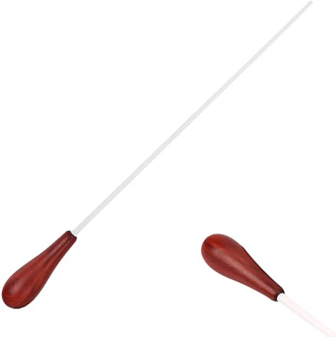 Tyinerc Dirigentenstab Mit Holzgriff,Orchester Dirigent Stock | Stab Mit Sicherem Griff Für Kinder Erwachsene Orchester Marschband