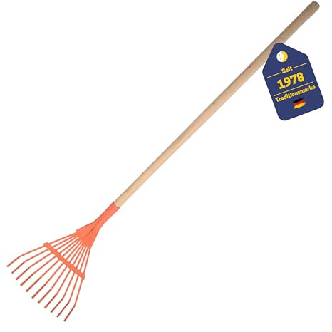 Best Sporting Garten-Geräte für Kinder I Robuste Kindergeräte aus Metall oder Nylon und Holz I Perfekt für kleine Gärtner (Rechen)
