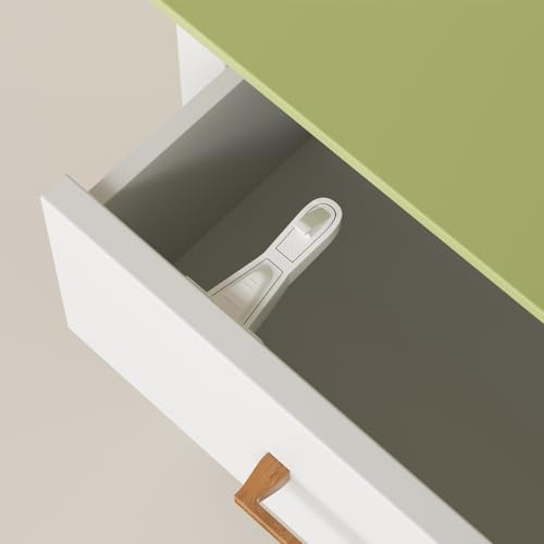 Mom's Choice Awards-SAFELON 12er Set Baby-Schrank- und Schubladenschlösser, sichere Kindersicherung mit Schrauben, für Schränke und Schubladen – Weiß