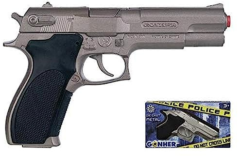 R45 Police 8 Schuss Pistole aus Metall Spielzeugpistole
