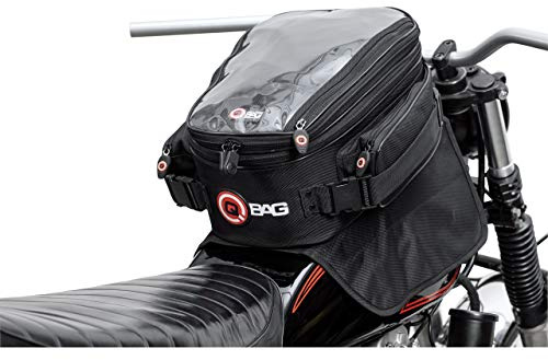 QBAG Tankrucksack Motorrad Magnet Tanktasche Motorrad Magnet Tankrucksack ST15 11-22 Liter Stauraum, Unisex, Multipurpose, Ganzjährig, Polyester, schwarz
