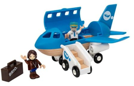 BRIO World 33060 Blaues Flugzeug - Empfohlen ab 3 Jahren