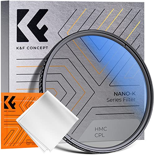 K&F CONCEPT Filter 67mm Zirkularer Polfilter Polarisationsfilter CPL für Reduzierung von Blendung und Reflexionen mit 18-Schicht-Nanobeschichtung (Nano-Klear)