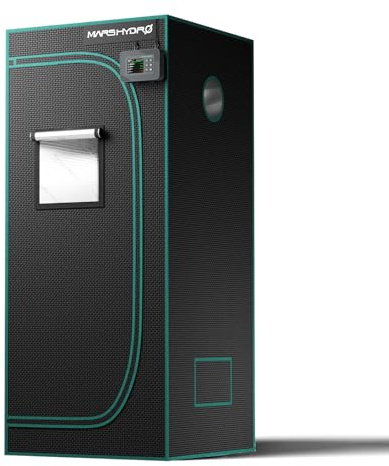 MARS HYDRO Growzelt 70x70x160cm,Indoor Grow Tent Reflektierende Mylar Zuchtzelte Hydrokultur,abnehmbaren Boden Tablett,für Pflanzen wachsen Raum