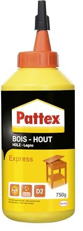 Pattex Bois Express, Holzleim, 750 g Flasche
