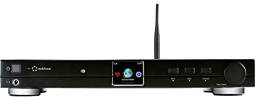 Renkforce RF-DAB-IR1700 Radio-Adapter DAB+, UKW, Internet WLAN, LAN, Bluetooth®, DLNA, Internetradio DLNA-fähig Schwarz