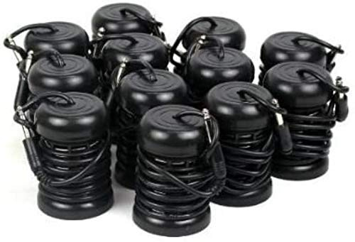 CHI-ENTERPRISE 12x Ersatz-Spulen Edelstahl für Elektrolyse-Fußbad – Ion Array Elektrode 2,8mm, 6,3mm Klinke | Für Ion Cleanser, Royal Spa & weitere Detox-Geräte | 50–100 Sitzungen