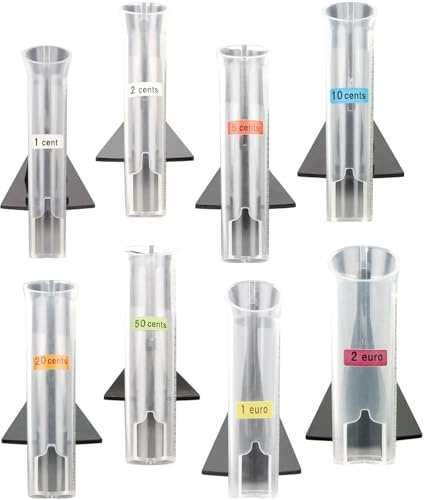 Olympia Plastikröhrchen Münzsortierer Set für CC 202