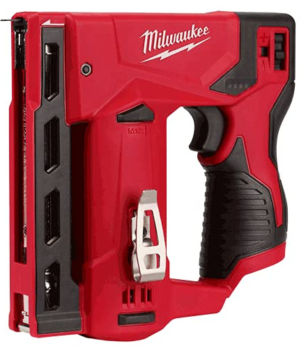 Milwaukee Akumuliatorinis kabių pistoletas STAPLER M12 BST-0 (12V) (be akum ir kroviklio)