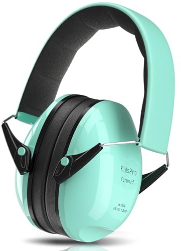 Senner ® KidsPro Earmuff | Gehörschutz für Kinder - Lärmschutz Kopfhörer mit hohen SNR von 28 dB - bis 12 Jahren - mitwachsend - Ohrenschützer Kinder - Mint