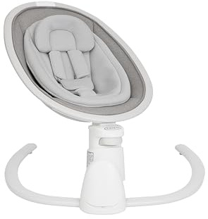 Graco Sway ’n Grow™ elektrische Babyschaukel und Sesssel, 3in1, ab Geburt bis ca. 4 Jahre (18 kg), sanft und leise, 3-fach verstellbarer Sitz, Heather