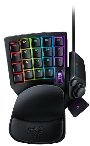 Razer Tartarus V2 - Gaming Keypad (Gamepad mit Mecha-membranen Tasten, 32 programmierbare Tasten, 8-Wege Thumbpad, Handballenauflage, Hypershift, RGB Chroma Beleuchtung) Schwarz