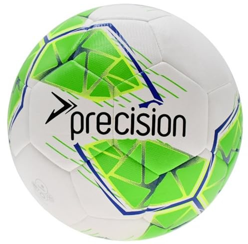 Precision Fusion Sala Futsal Ball Offizieller FIFA Fußball, Indoor-Training, Hybrid-PU, niedriger Rückprall, verbesserte Kontrolle, Weiß, Größe 3