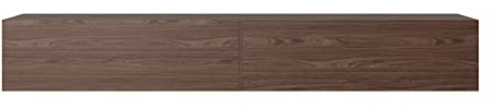 Selsey TV Schrank Board Sideboard Fernsehtisch Fernsehschrank 200 cm Hängend Walnuss Bisira