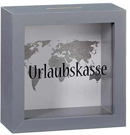 Cepewa Box Urlaubsbox Urlaub Geldgeschenk / Hochzeitsgeschenk | Reisekasse und dekorativer Bilderrahmen in einem – das Urlaubsziel bleibt beim Sparen stets im Blick.
