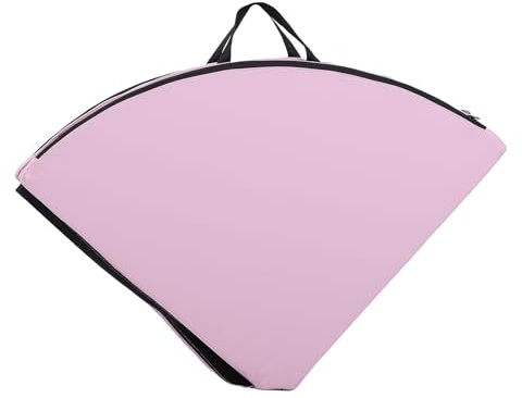Luocute Pole Dance Crash-Matte, Runde Faltbare Pole Dance-Sicherheitsmatte mit EPE-Schaum und PU-Bezug, 4 cm Dick, für Zuhause, Fitnessstudio, Yoga