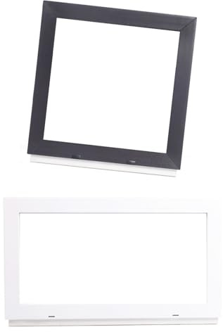 Kunststofffenster - Festverglasung - Fenster - 3 fach Verglasung - BxH: 1000x400 mm weiß/anthrazit