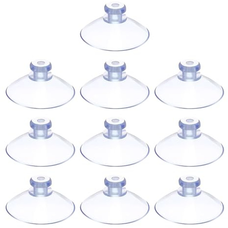 30mm 10 Stück saugnapf ohne Haken,saugnapf,saugnäpfe,PVC Saugnäpfe,Saugnäpfe für Fenster,Durchsichtige Saugnäpfe,Runde Saugnäpfe,Saugnäpfe Stark,für Küche,Bad,Fenster,Fliesen,Spiegel